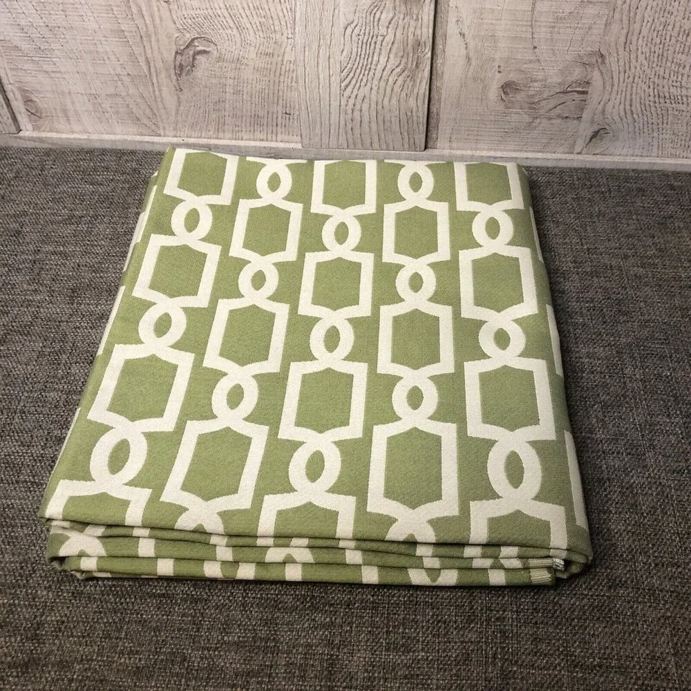 Europatex Home Fabrics Tasmania Print Green White 1 Yard Material - Picture 2 of 4